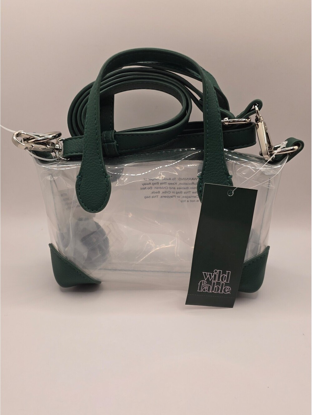 Wild Fable Game Day Clear Pouchette Crossbody Bag - New